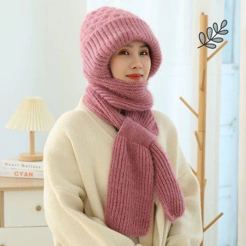 Winter Protection Windproof Cap with Scarf
